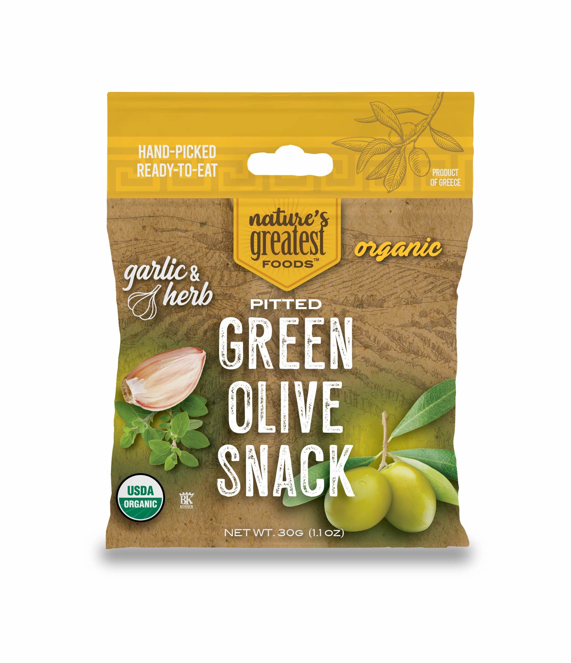 NG Organic Green Olive_GARLIC_PouchMMM 30g