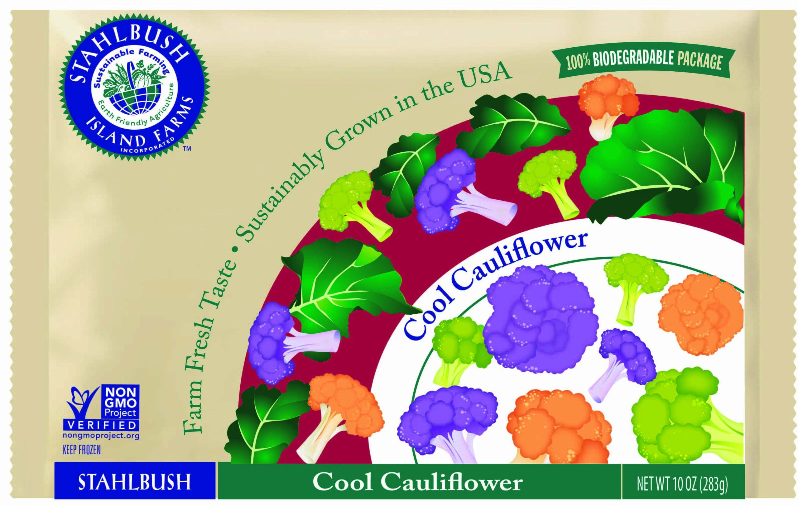 colored cauliflower bag